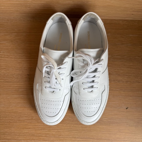 Woman Common Projects Leather BBall Sneakers - Picture 6 of 8